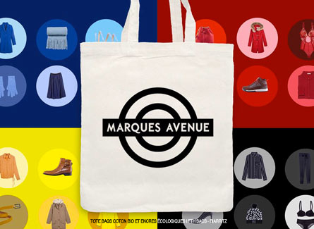 Sacs publicitaires personnalisables coton bio marques avenue